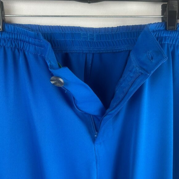 HH Works Healing Hands Scrub Pants Men XL Galaxy Blue Style 9590 Ryan Straight - Picture 9 of 10